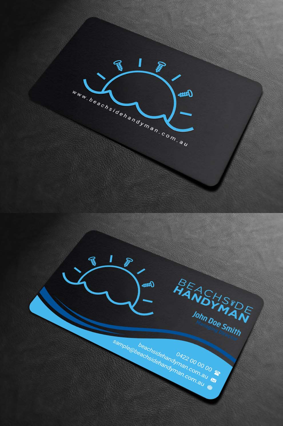 Business Card Design by INDIAN_Ashok for Beachside Handyman | Design #23837266
