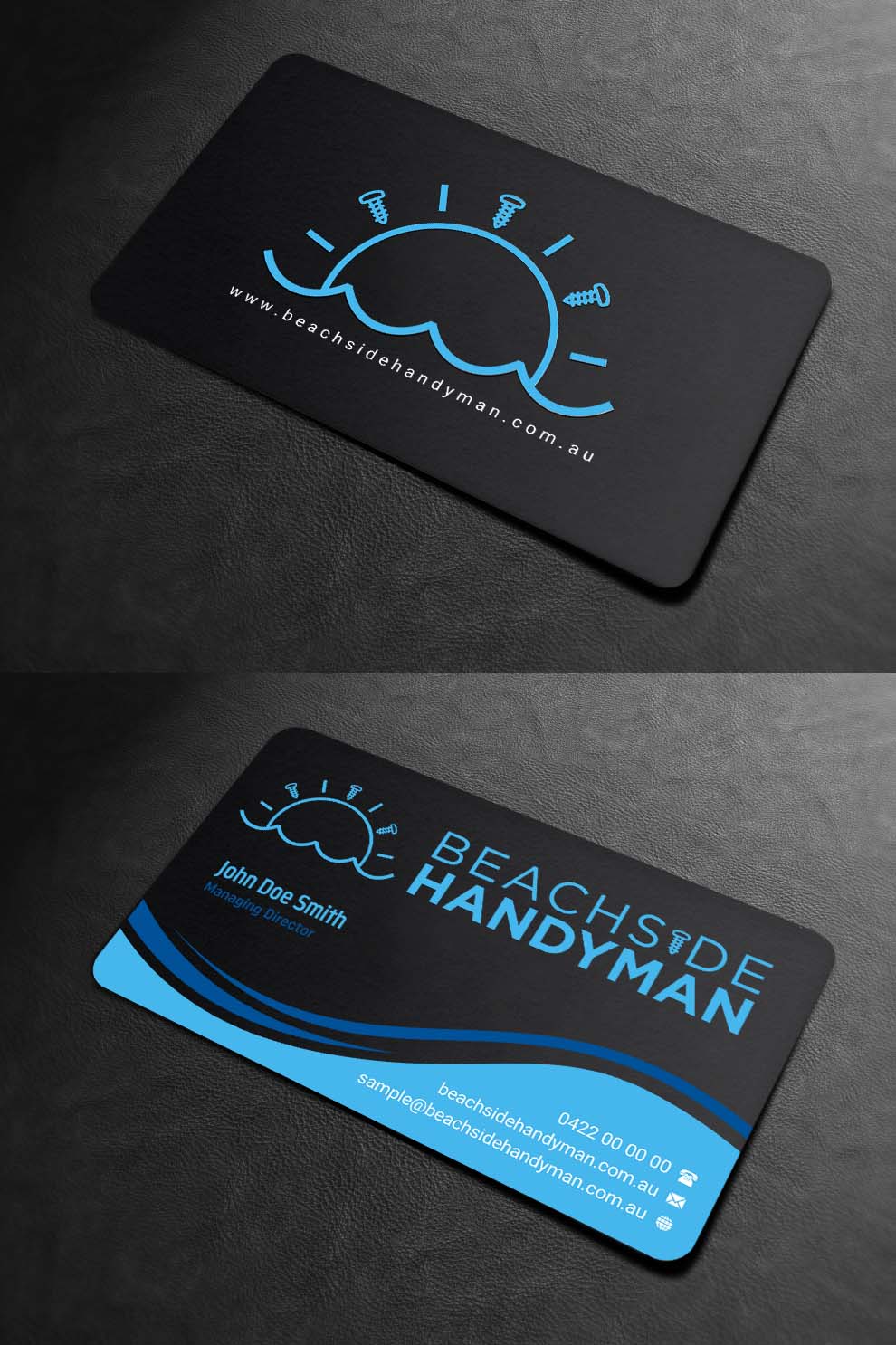 Business Card Design by INDIAN_Ashok for Beachside Handyman | Design #23837268