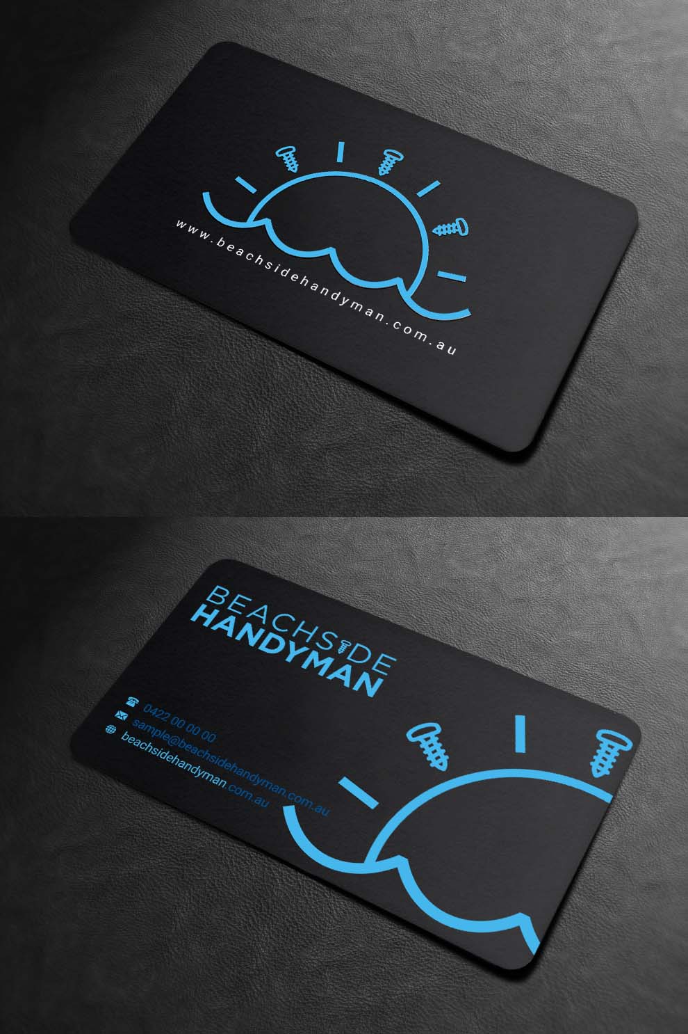 Diseño de Tarjeta de Presentación por INDIAN_Ashok para Beachside Handyman | Diseño #23837269