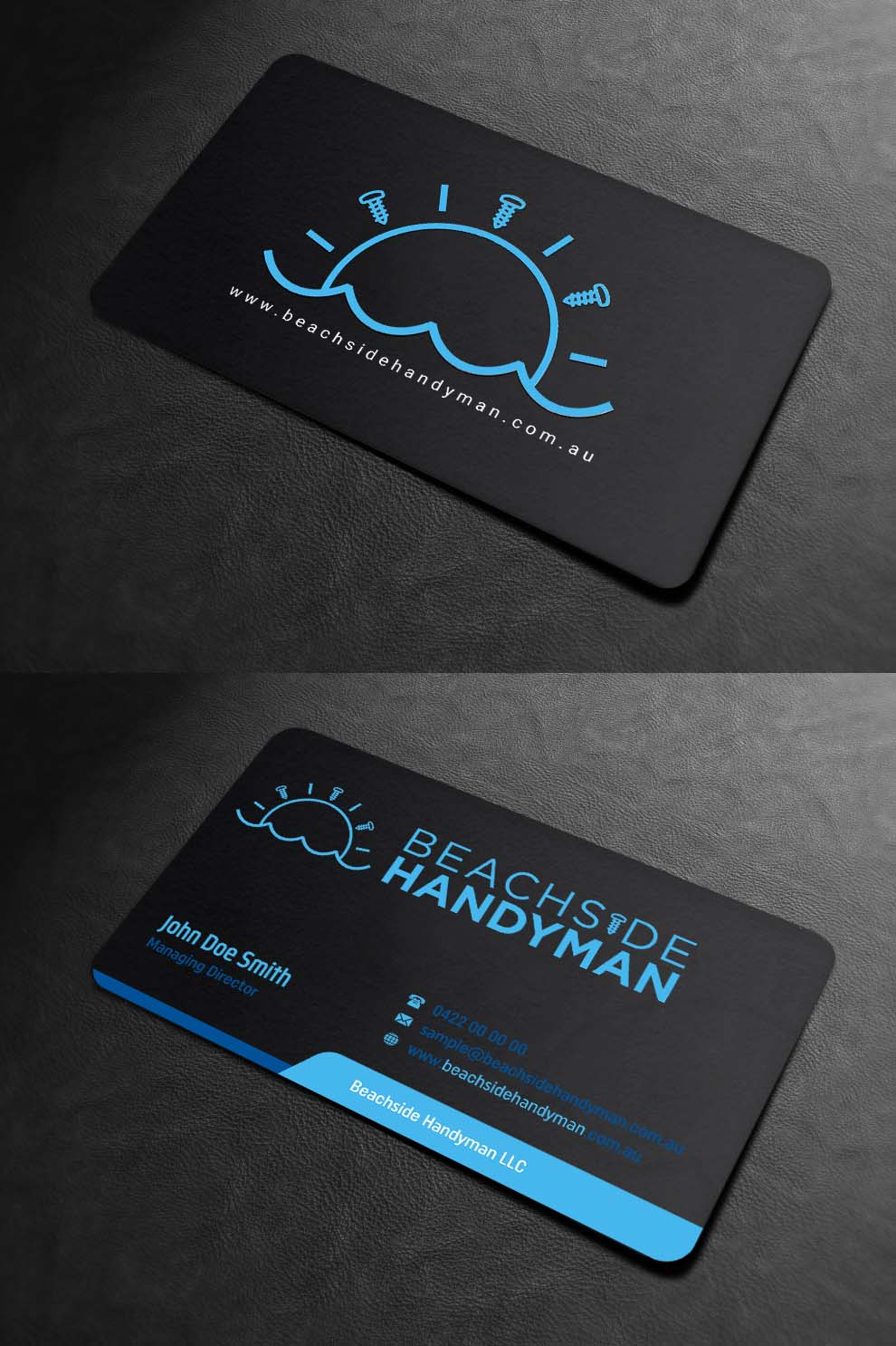 Business Card Design by INDIAN_Ashok for Beachside Handyman | Design #23837271