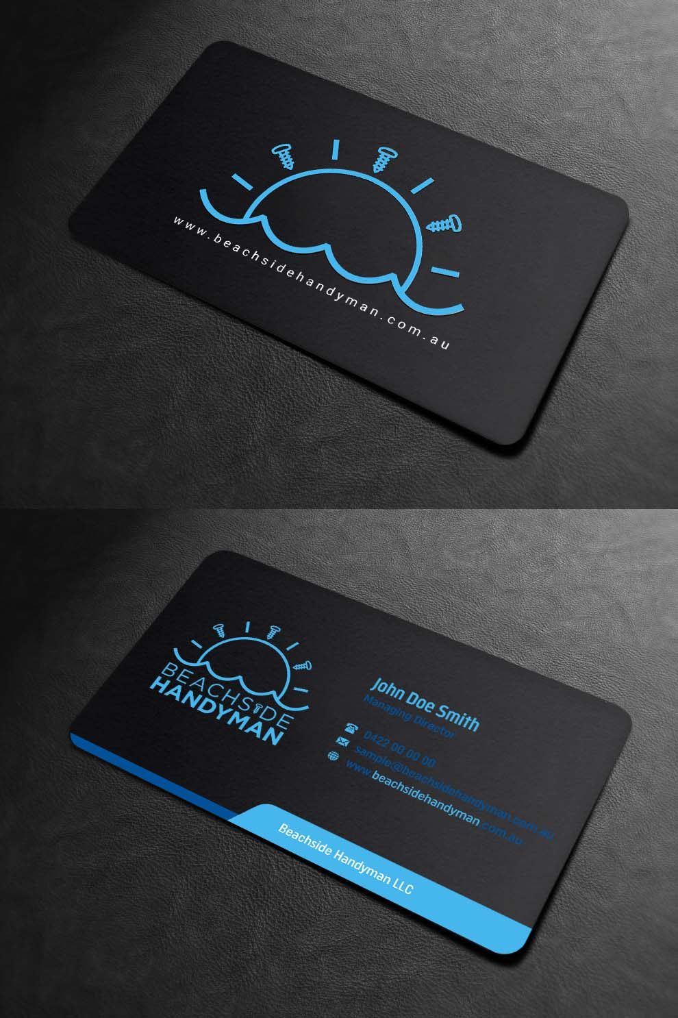 Business Card Design by INDIAN_Ashok for Beachside Handyman | Design #23837272
