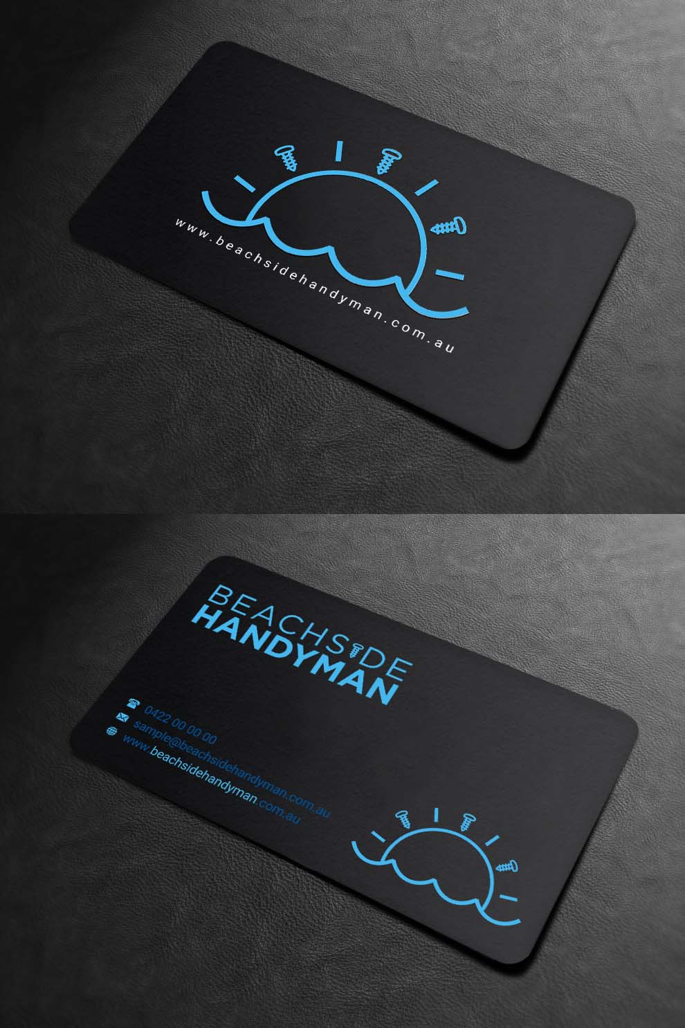 Diseño de Tarjeta de Presentación por INDIAN_Ashok para Beachside Handyman | Diseño #23837273