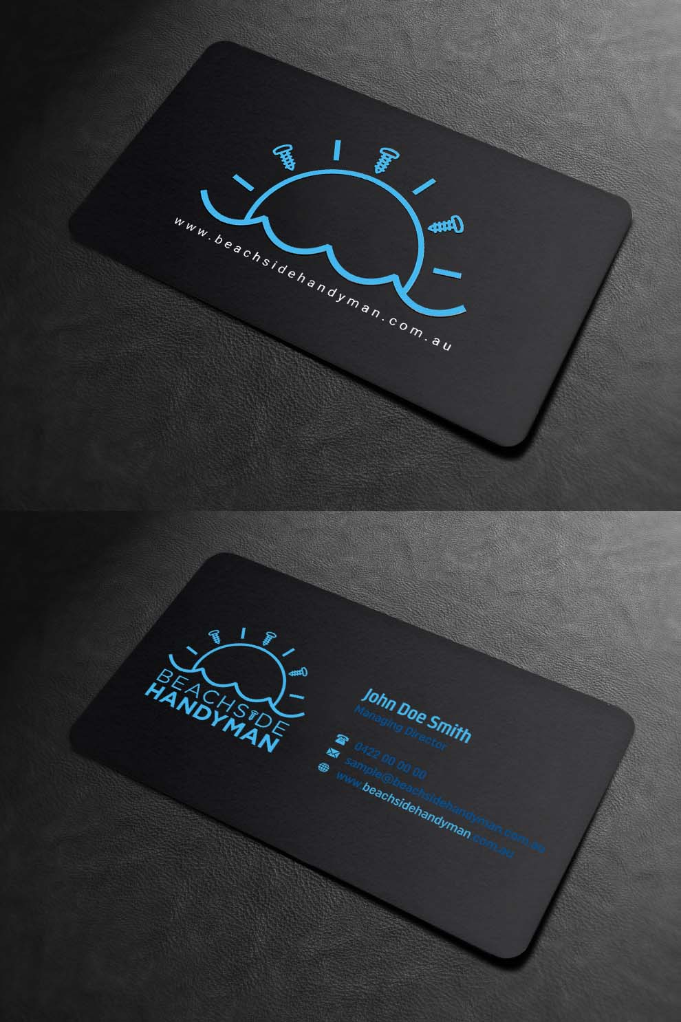 Business Card Design by INDIAN_Ashok for Beachside Handyman | Design #23837274