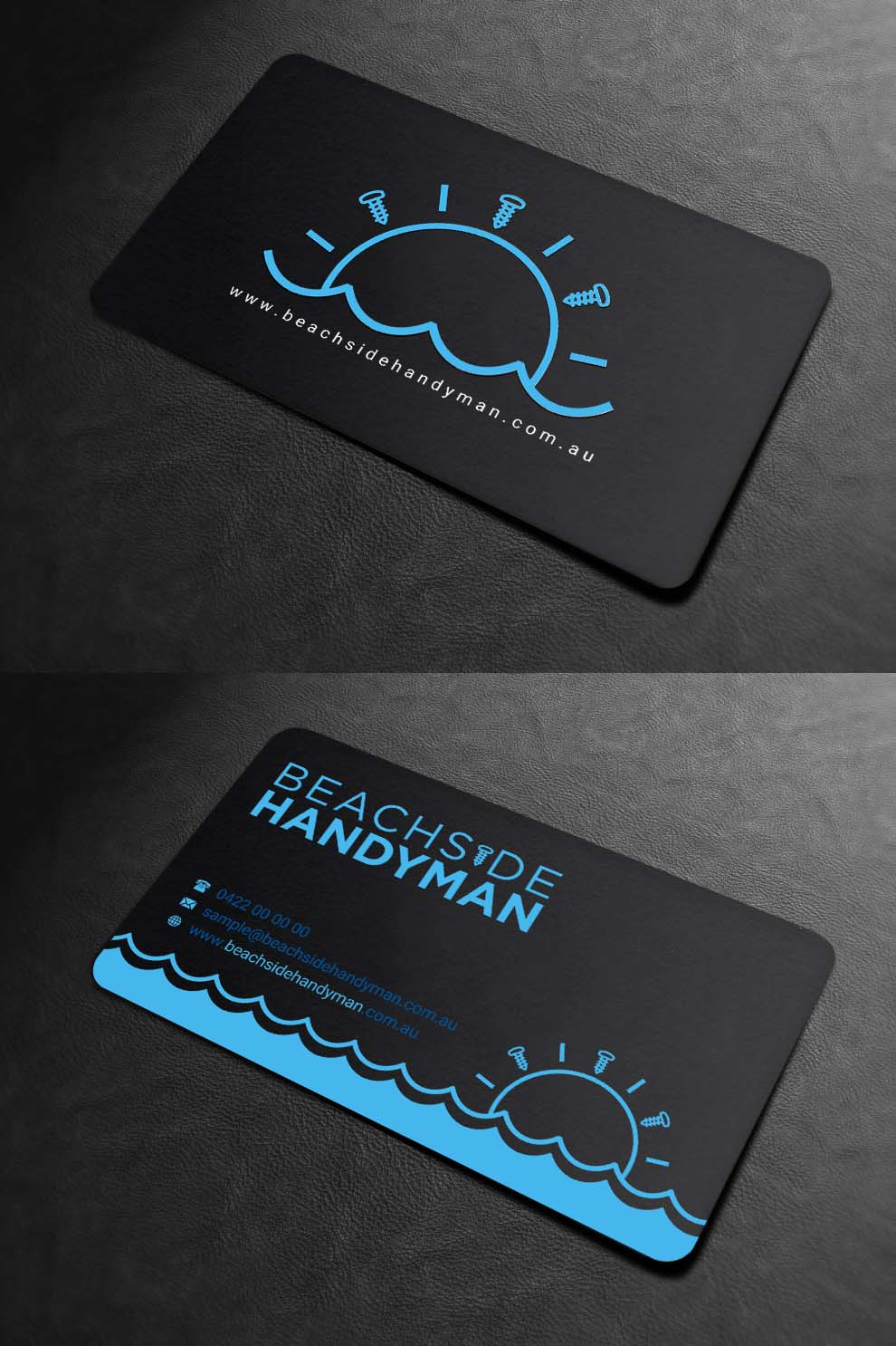 Business Card Design by INDIAN_Ashok for Beachside Handyman | Design #23837276