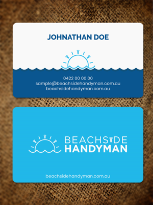 Design de Carte de Visite par JK18 pour Beachside Handyman | Design : #23836064