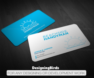 Design de Carte de Visite par Designing Birds pour Beachside Handyman | Design : #23836458