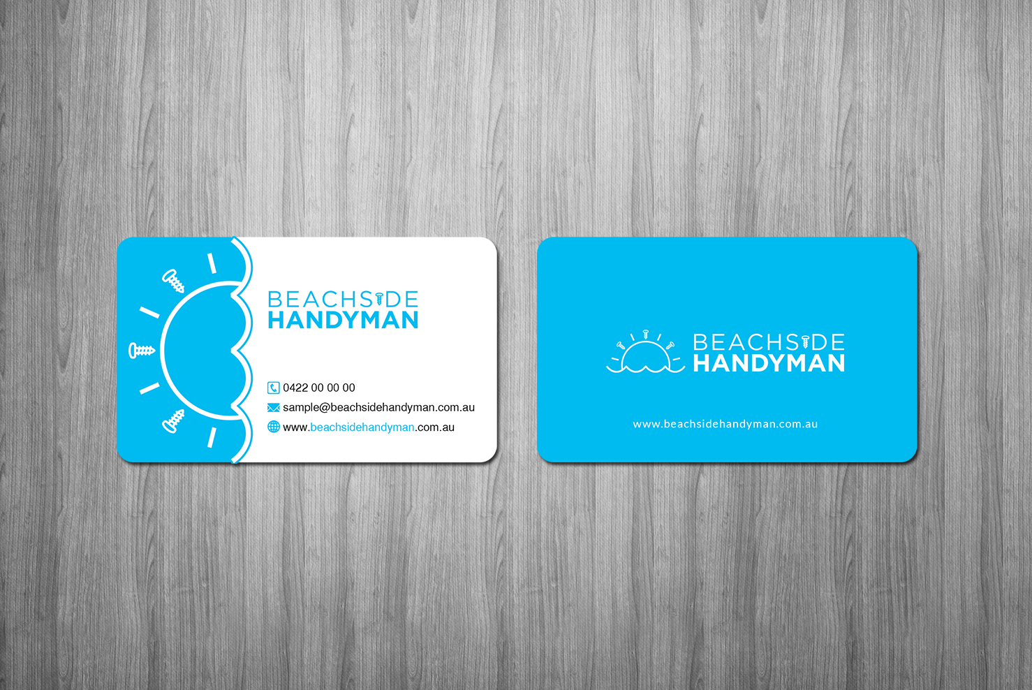Business Card Design by Creations Box 2015 for Beachside Handyman | Design #23840454