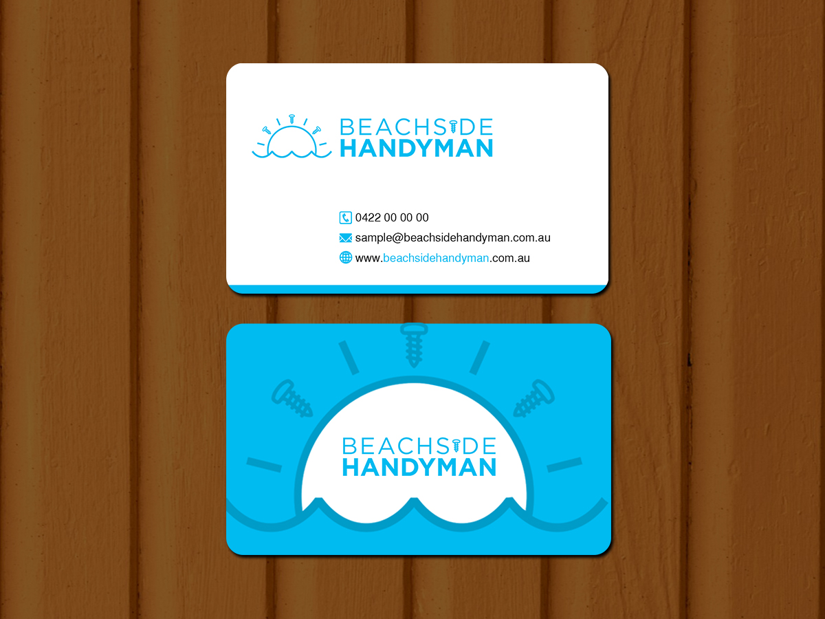 Business Card Design by Creations Box 2015 for Beachside Handyman | Design #23847391