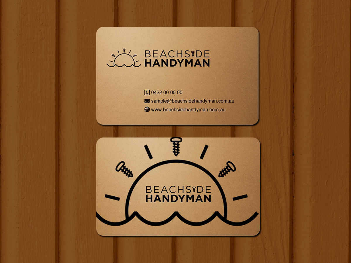 Business Card Design by Creations Box 2015 for Beachside Handyman | Design #23847392