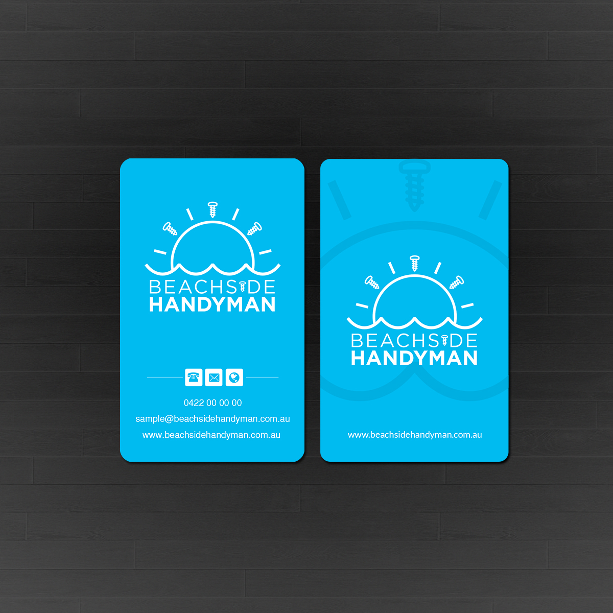 Business Card Design by Creations Box 2015 for Beachside Handyman | Design #23847399