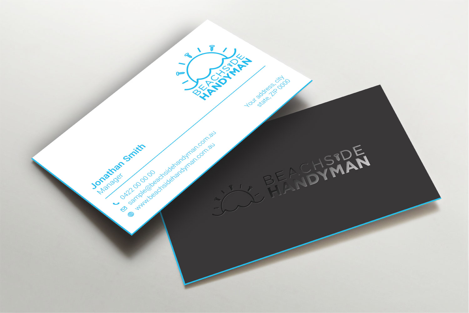 Design de Carte de Visite par LAXMI DESIGNHUB pour Beachside Handyman | Design #23835858
