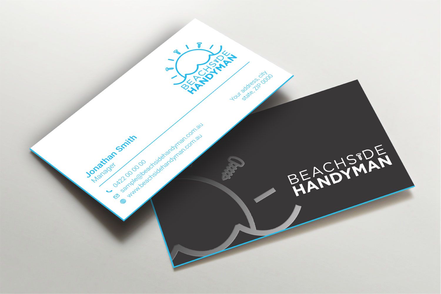 Design de Carte de Visite par LAXMI DESIGNHUB pour Beachside Handyman | Design #23835859