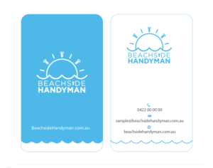 Design de Carte de Visite par maty 2 pour Beachside Handyman | Design : #23839829