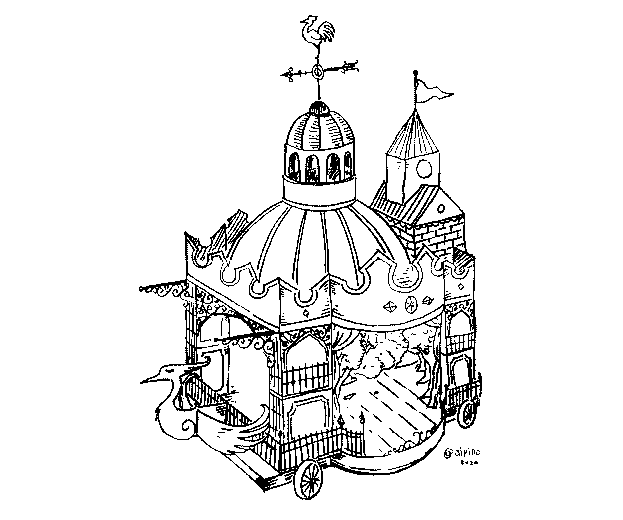 Illustration Design by alpino for Riddlesbrood Corporation | Design #23866129