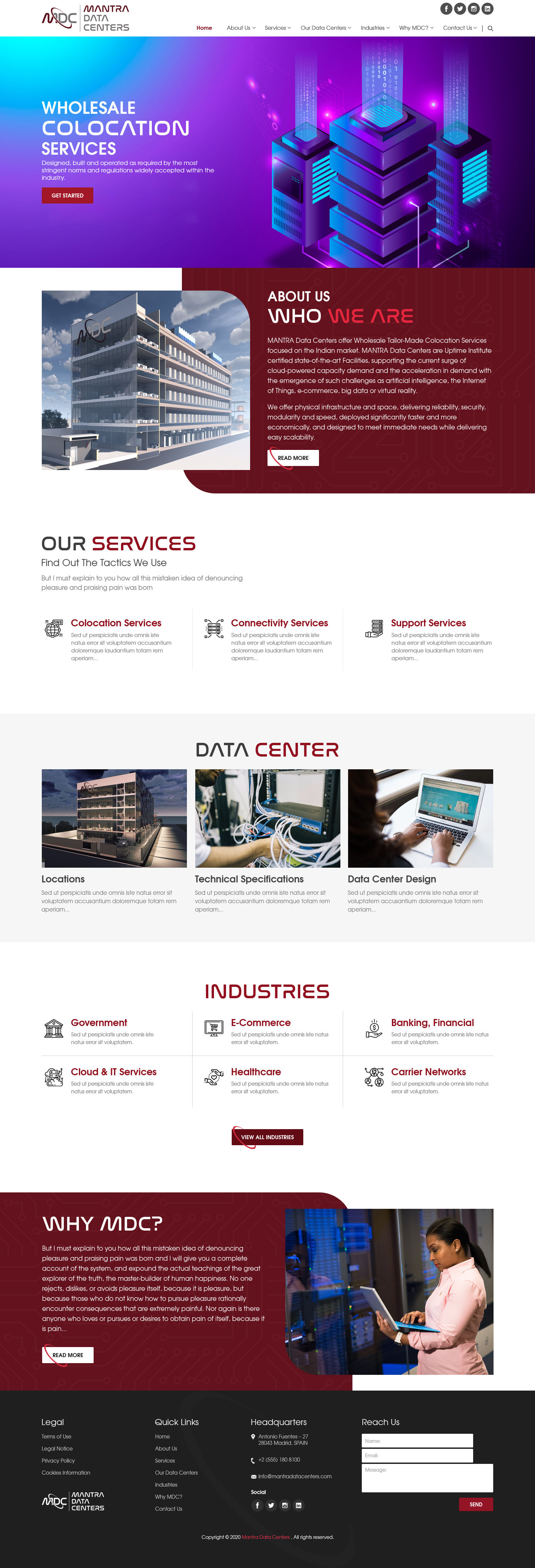 Web Design by sai.designer87 for this project | Design #23855756