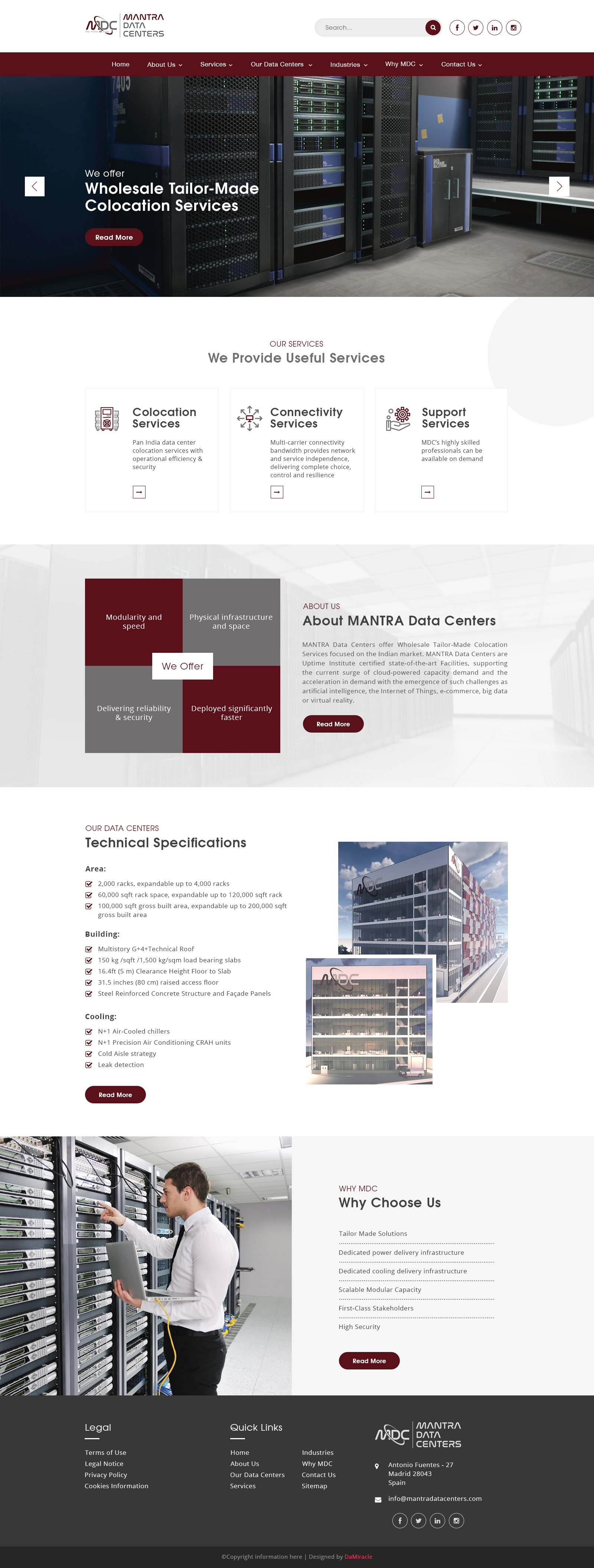 Diseño Web por Da Miracle para este proyecto | Diseño #23895483