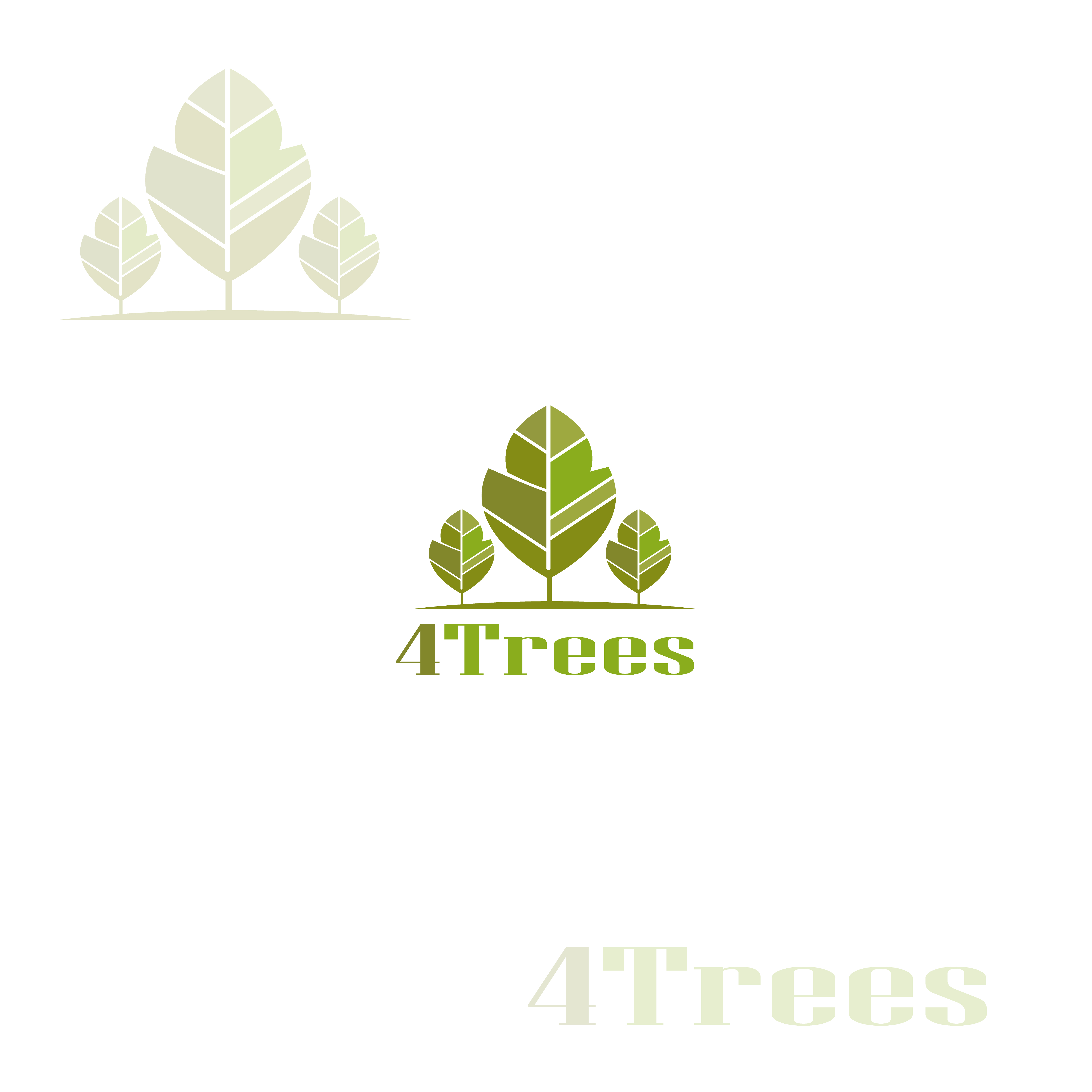 Logo Design by amiofice 2 for 4Trees | Design #23871246