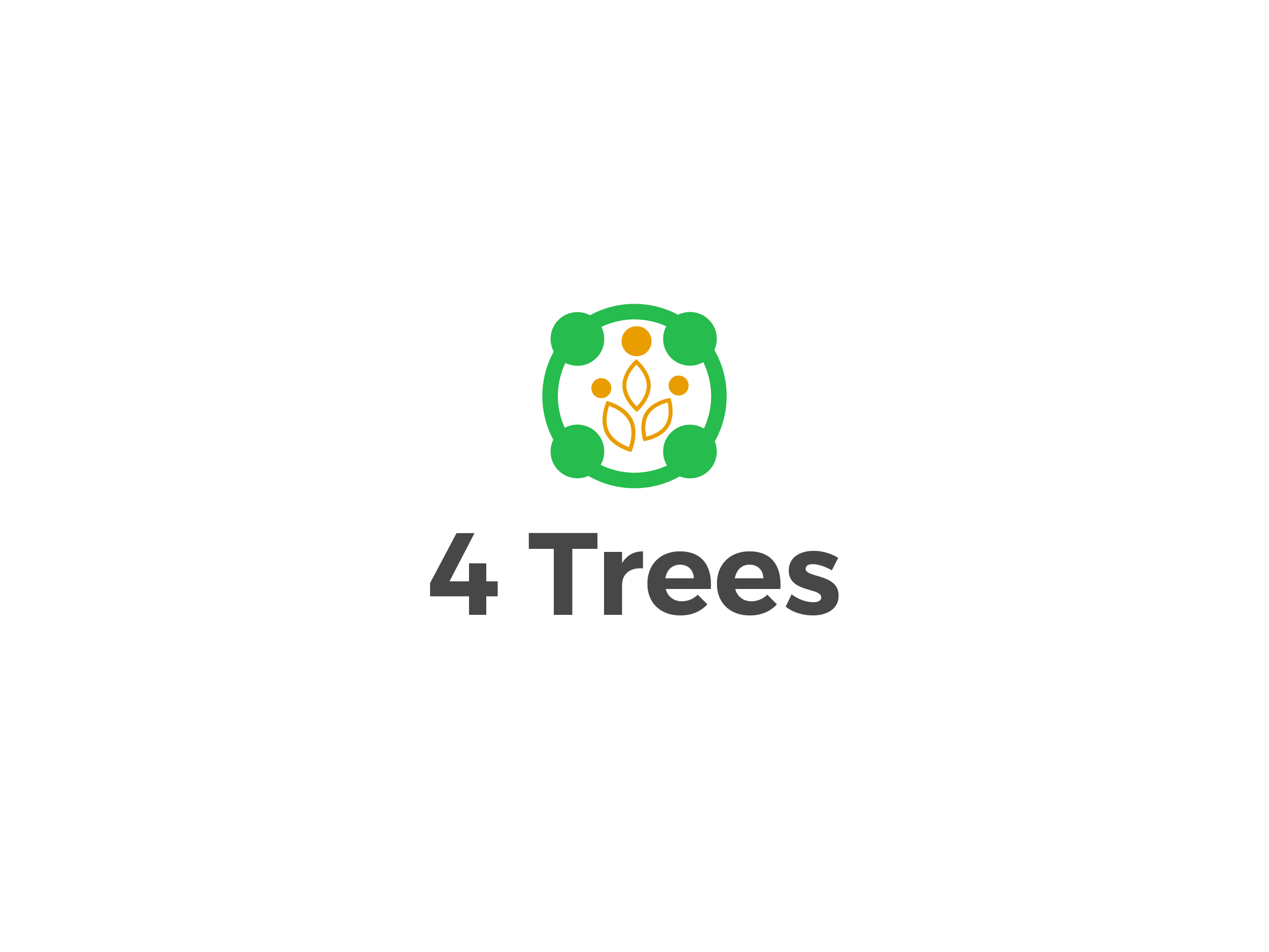 Logo Design by happybrain design for 4Trees | Design #23890845