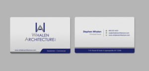 Business Card Design by INDIAN_Ashok for Whalen Architecture | Design: #23844256