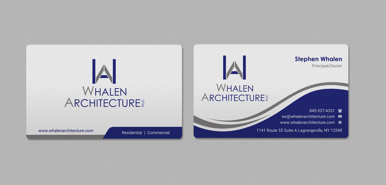 Visitenkarten-Design von INDIAN_Ashok für Whalen Architecture | Design #23844264