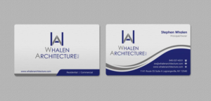 Business Card Design by INDIAN_Ashok for Whalen Architecture | Design: #23844264