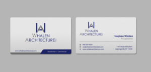 Business Card Design by INDIAN_Ashok for Whalen Architecture | Design: #23844265
