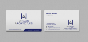 Business Card Design by INDIAN_Ashok for Whalen Architecture | Design: #23844266