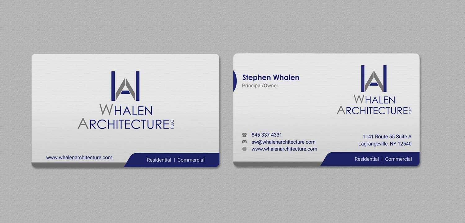 Visitenkarten-Design von INDIAN_Ashok für Whalen Architecture | Design #23844267