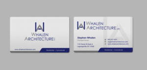 Business Card Design by INDIAN_Ashok for Whalen Architecture | Design: #23844268