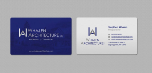 Business Card Design by INDIAN_Ashok for Whalen Architecture | Design: #23844271
