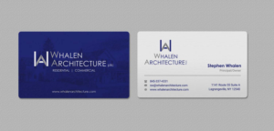 Business Card Design by INDIAN_Ashok for Whalen Architecture | Design: #23844279