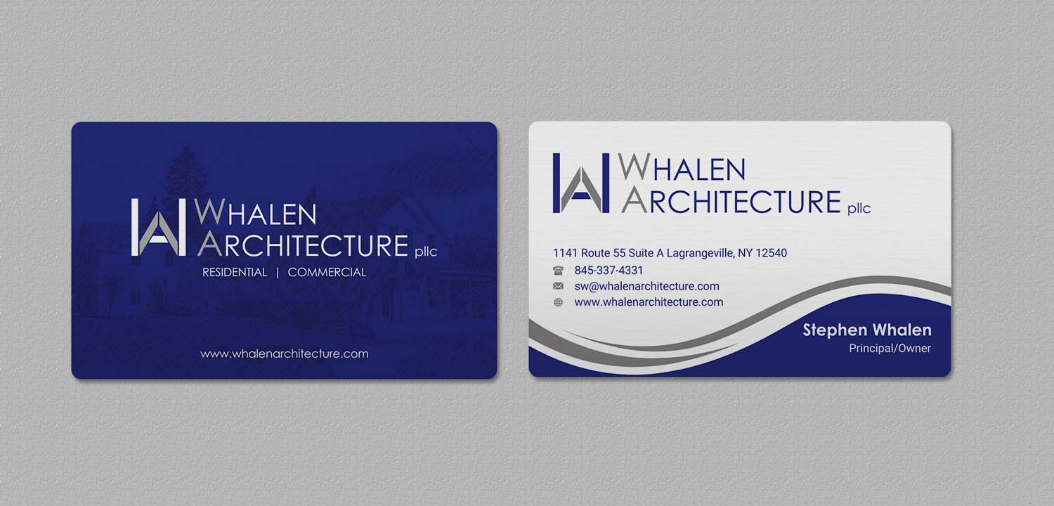 Business Card Design by INDIAN_Ashok for Whalen Architecture | Design #23844280