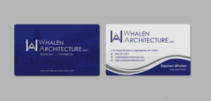 Business Card Design by INDIAN_Ashok for Whalen Architecture | Design: #23844280