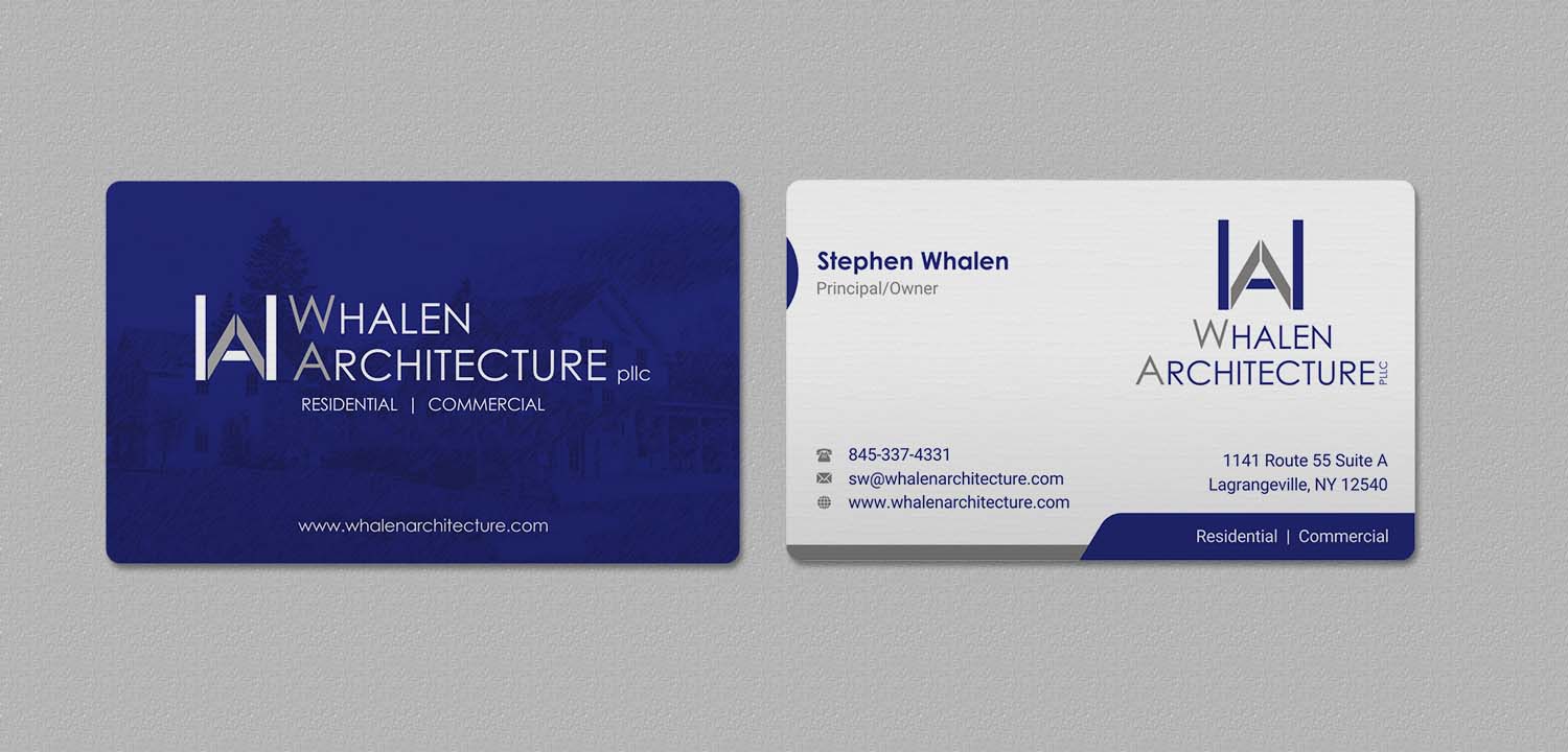 Business Card Design by INDIAN_Ashok for Whalen Architecture | Design #23844285