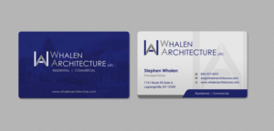 Business Card Design by INDIAN_Ashok for Whalen Architecture | Design: #23844287