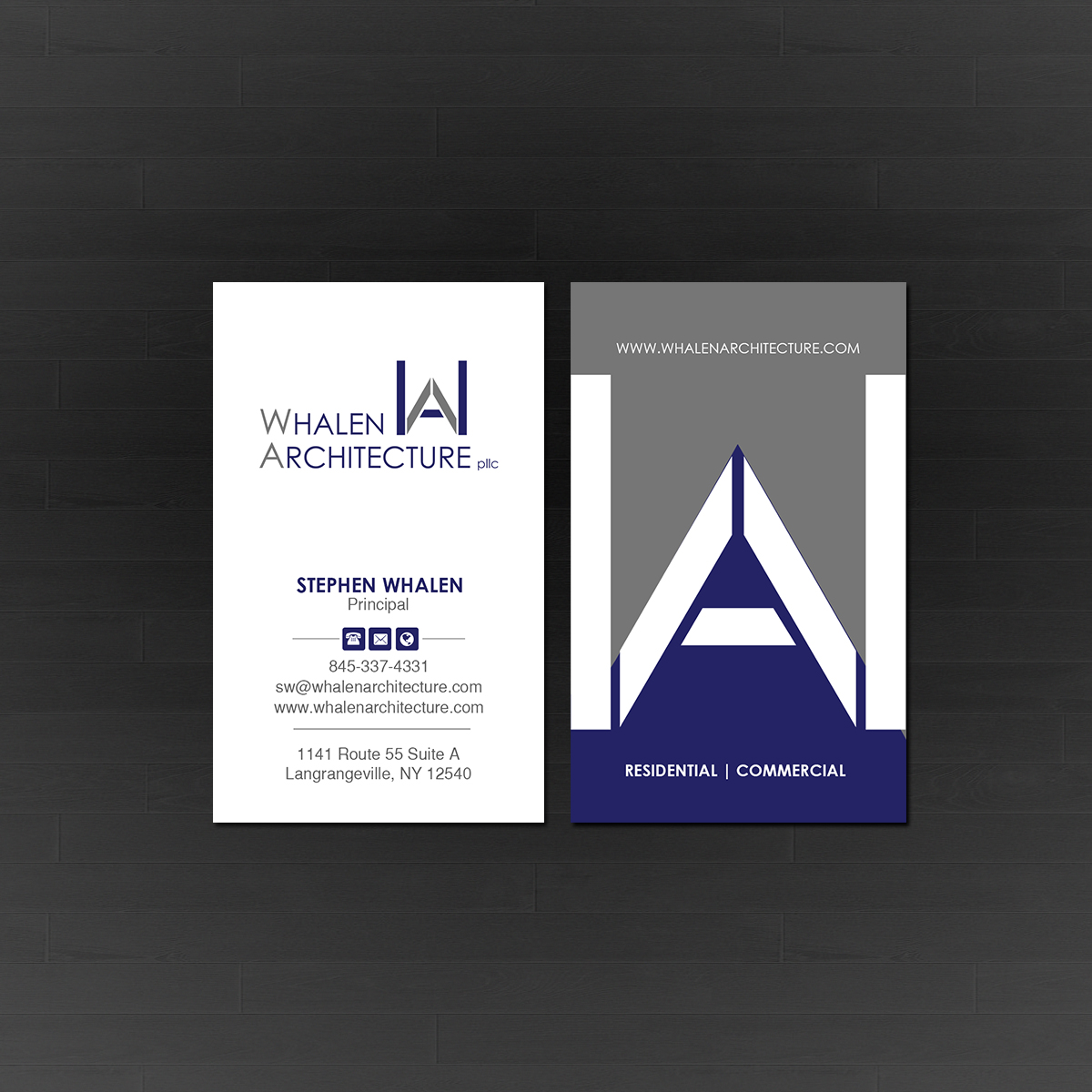 Business Card Design by Creations Box 2015 for Whalen Architecture | Design #23852719