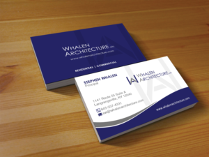 Business Card Design by Creations Box 2015 for Whalen Architecture | Design: #23852720