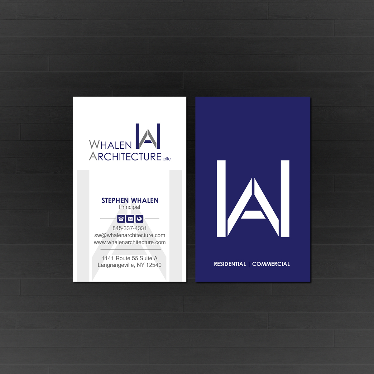 Business Card Design by Creations Box 2015 for Whalen Architecture | Design #23854840
