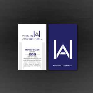 Business Card Design by Creations Box 2015 for Whalen Architecture | Design: #23854840