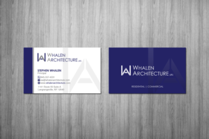 Business Card Design by Creations Box 2015 for Whalen Architecture | Design: #23854842