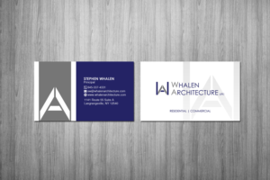 Business Card Design by Creations Box 2015 for Whalen Architecture | Design: #23854843