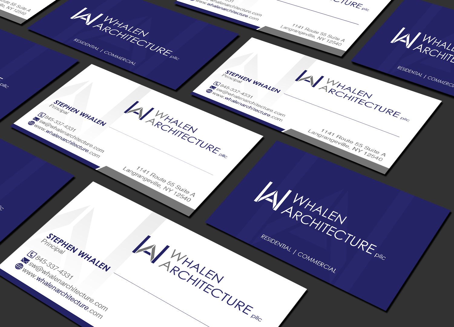 Visitenkarten-Design von Creations Box 2015 für Whalen Architecture | Design #23854869