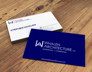 Business Card Design by Muhammad Saaed for Whalen Architecture | Design: #23841341