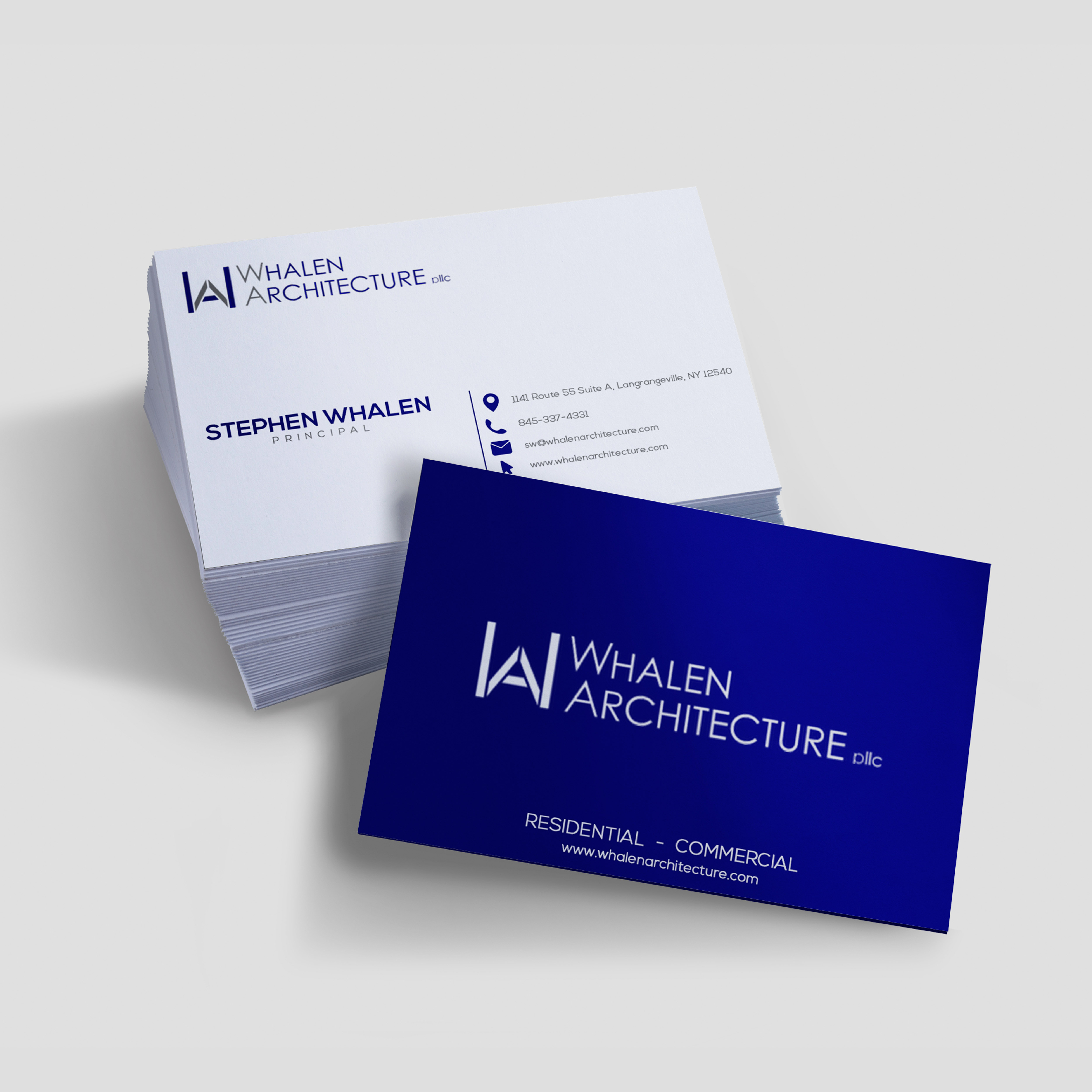 Business Card Design by Muhammad Saaed for Whalen Architecture | Design #23849862