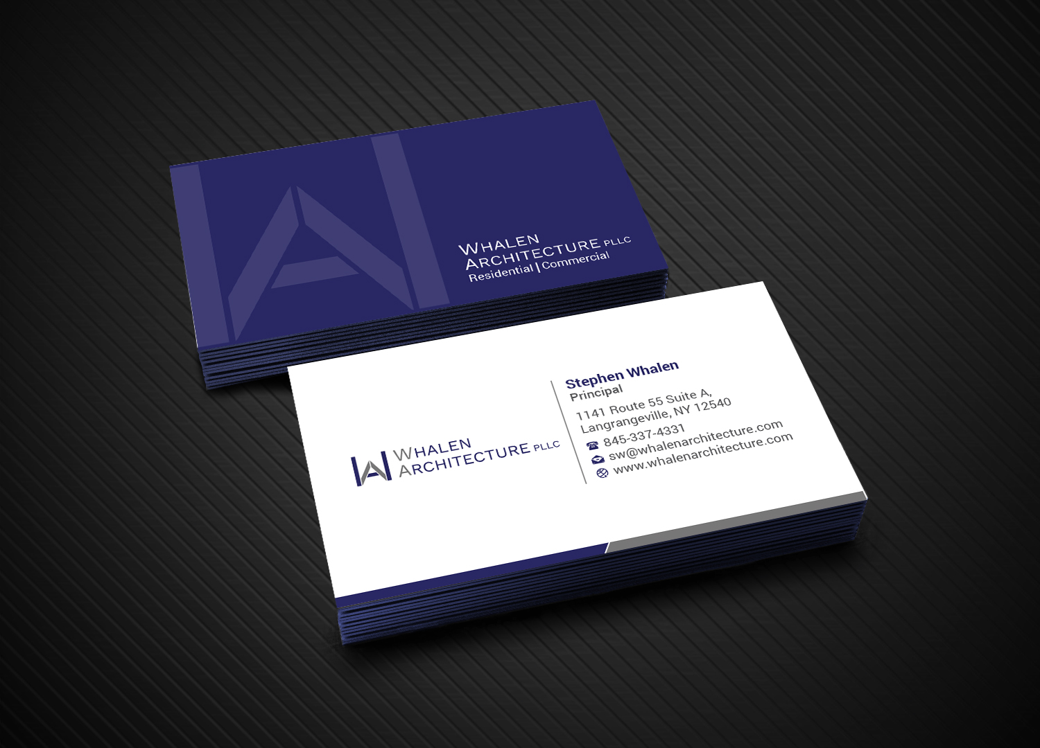 Visitenkarten-Design von R.design für Whalen Architecture | Design #23842223