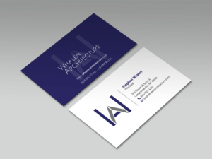 Whalen Architecture (business card) | Business Card Design by MDesign