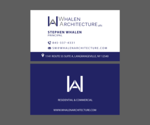 Business Card Design by Designix for Whalen Architecture | Design: #23850007