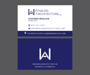 Business Card Design by Designix for Whalen Architecture | Design: #23853137