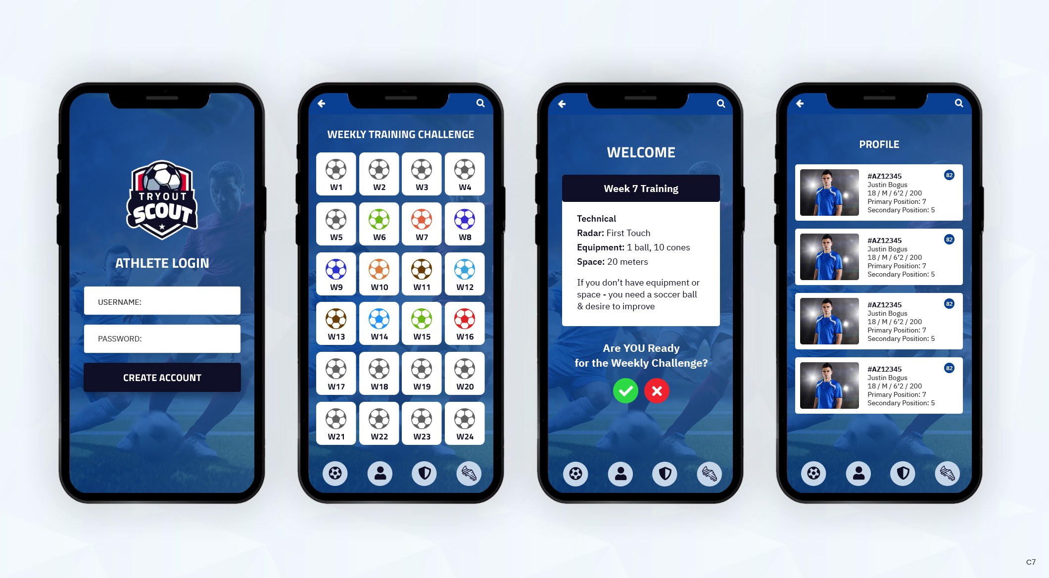 Web-Design von pb für TRYOUTSCOUT, LLC | Design #23864407