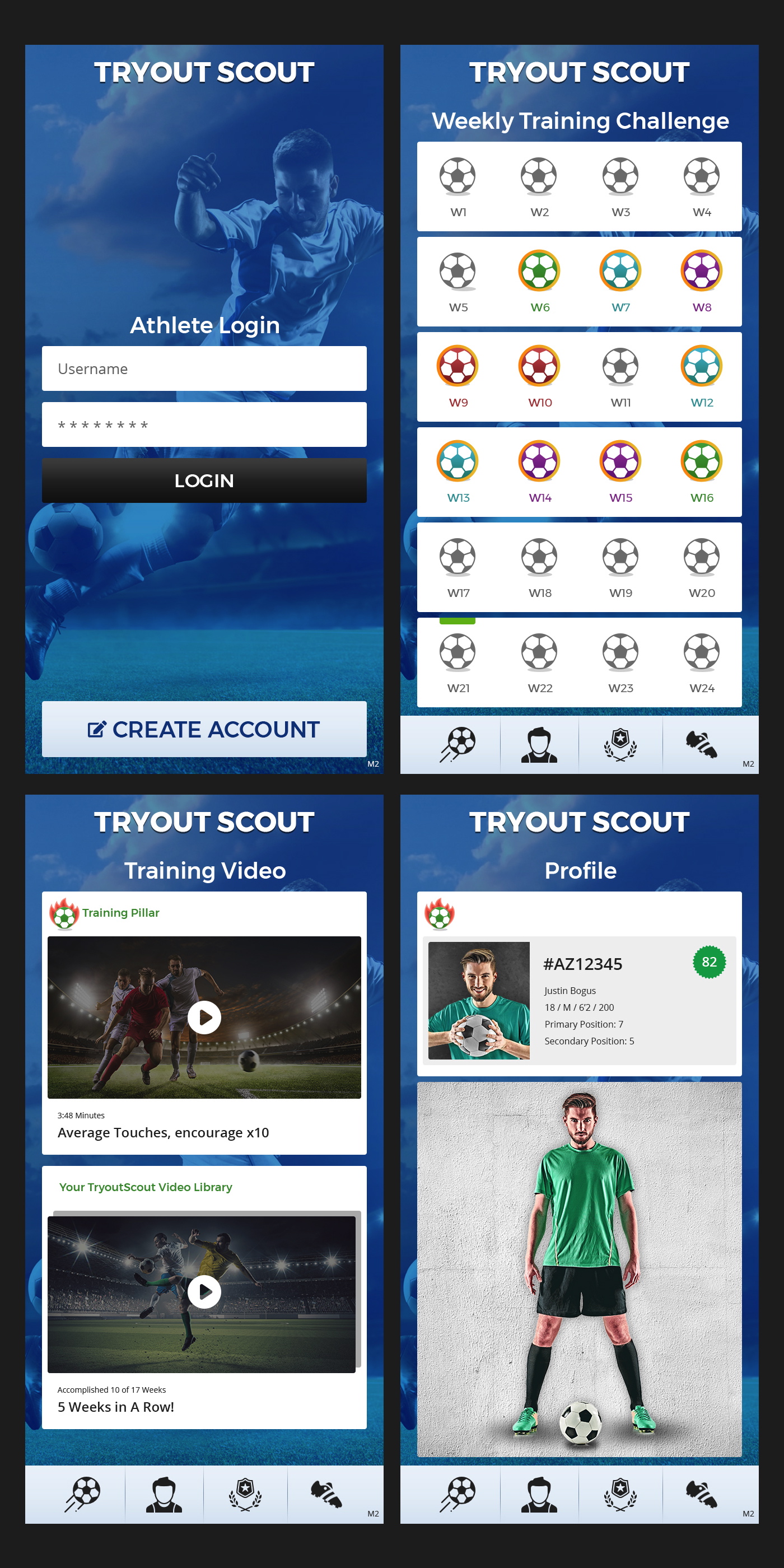 Web Design by pb for TRYOUTSCOUT, LLC | Design #23864408